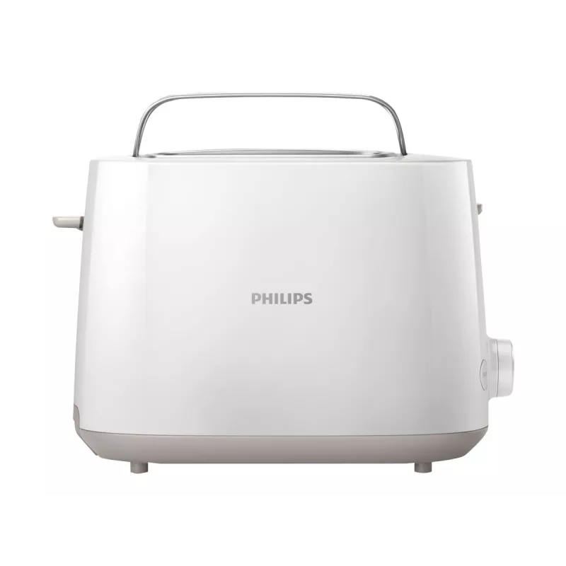 Toaster Philips Daily Collection HD2581/00 — 2-Scheiben, 830 W, 8 Bräunungsstufen, weiß