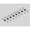 Delock - Rack-Einschub - Schwarz - 1U - 48,3 cm (19 inch)