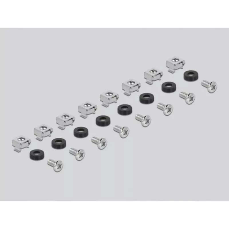 Delock - Rack-Einschub - Schwarz - 1U - 48,3 cm (19 inch)
