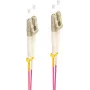 shiverpeaks BS77925/4. Kabellänge: 5 m, Fasertyp: OM4, Stecker 1: LC, Stecker 2: LC, Kerndurchmesser: 50 µm, Vollduplex, Kabelfarbe: Violett (BS77925/4)