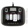 Batterieladegerät everActive NC-900U Universal DC — lädt AA, AAA, C, D, 9V, bis zu 6 Zellen, schwarz