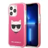Karl Lagerfeld KLHCP13XTPECPI Iphone 13 Pro Max 6.7 Hartschale Fuchsia/FUSCHIA Choupette Head