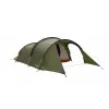 Tunnelzelt Easy Camp Pasvik 4 — 4-Personen, Hartgestell, 3 m wasserdichtes Überzelt, Aluminiumgestänge, dunkelgrün, 2350×4050×1200 mm