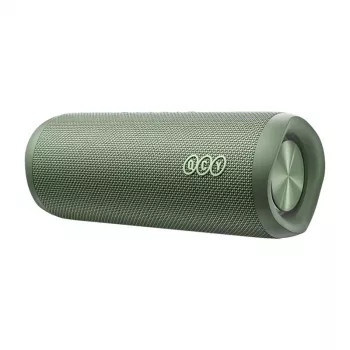 Kabelloser Lautsprecher QCY SP7 grün Bluetooth 5.0 tragbar, wiederaufladbarer Akku, kompaktes Design
