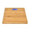 Elektronische Personenwaage Jata HBAS1489 — 180 kg Kapazität, 100 g Genauigkeit, 10,2 cm LCD, Bambusplattform