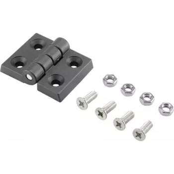 Basetech Kunststoff-Scharnier 60x45x8mm 60 mm 1 Stück (BT-1697227)