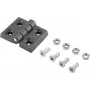 Basetech Kunststoff-Scharnier 60x45x8mm 60 mm 1 Stück (BT-1697227)