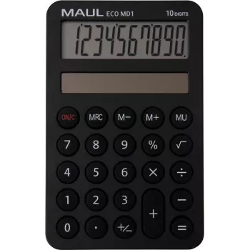 MAUL ECO MD1 Rechneretui Einfacher Rechner Schwarz (7275090)