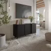 Cama VOLARE Kommode 151 x 39 x 75 cm schwarz