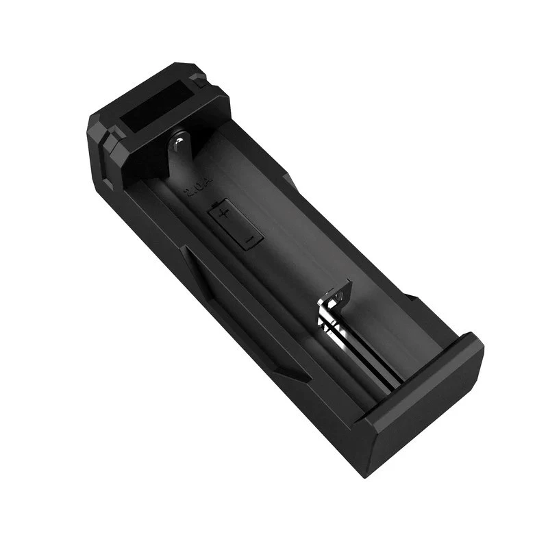 Akkuladegerät XTAR SC1 Einzelschacht USB-C für Li-Ion 18650 Zellen, 1 Schacht, schwarz