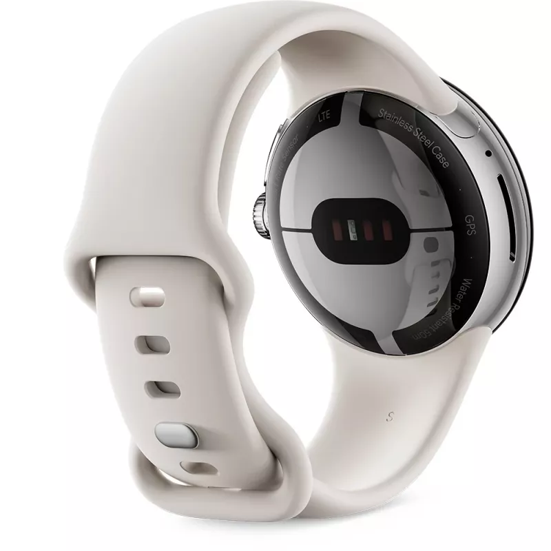Google – Uhrenarmband für Smartwatch – Klein / Groß – Kreide – für Google Pixel Watch (GA03264-WW)