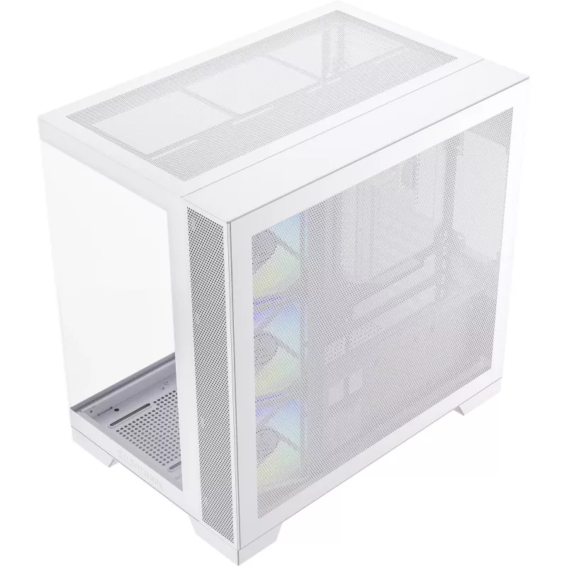 PC-Gehäuse Silentware View A-RGB White VIEWWHITE — Mid-Tower mit A-RGB-Beleuchtung, weiße Ausführung