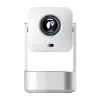 EXTRALINK SMART Projektor CINEMA&KARAOKE IMS360 1920X1080P ANDROID 13 Projektor für Filme, Spiele und Musik MIT 2 MIKROFONEN Weiß 300 Lumen LCD