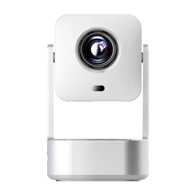 EXTRALINK SMART Projektor CINEMA&KARAOKE IMS360 1920X1080P ANDROID 13 Projektor für Filme, Spiele und Musik MIT 2 MIKROFONEN Weiß 300 Lumen LCD