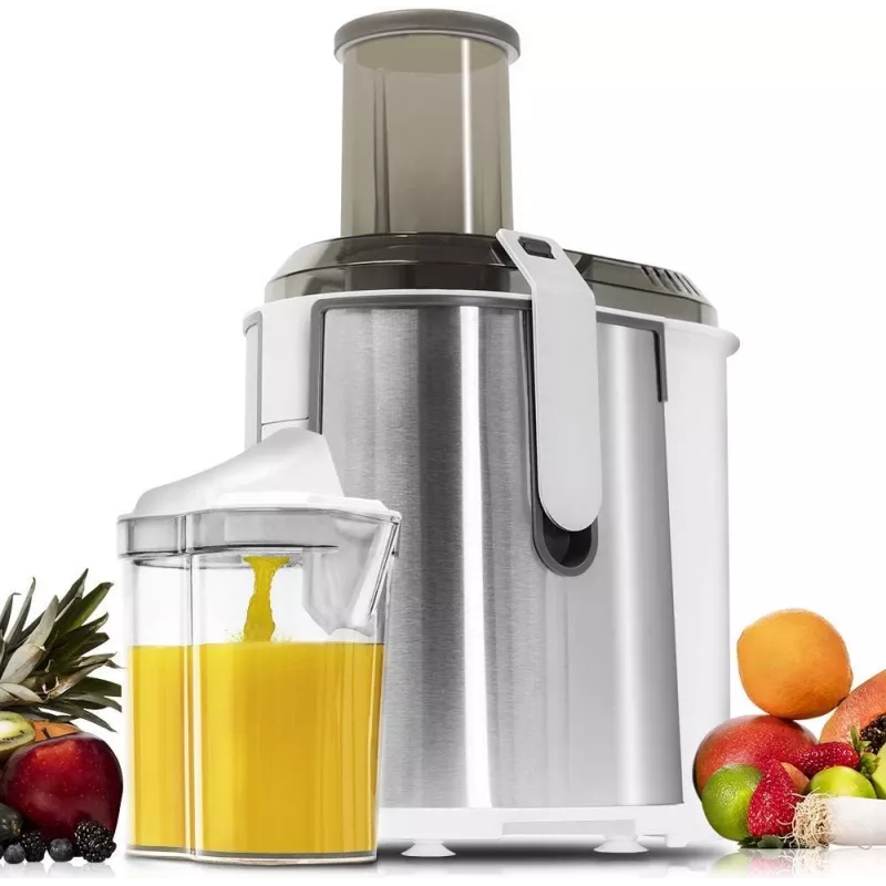 Cecotec Slow Juicer | StrongTitanium 19000 XXL | Typ Entsafter | Titan | 2000 W | 2 Geschwindigkeiten