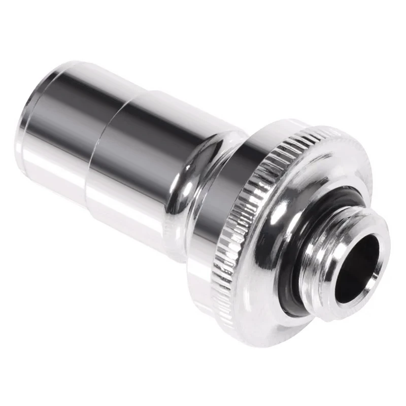 Alphacool Schnellverschluss-Anschlussstück ES BLH1A Push-in Stecker AG Chrom, Modell 13878