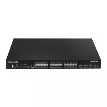 Netzwerk-Switch EDIMAX FS-5428X — 24 Gigabit-SFP-Ports, 4 × 10GbE SFP+-Ports