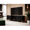 Cama RTV-Schrank PAFOS 150x42x52 schwarz matt
