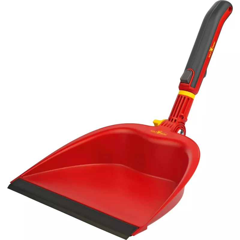 Kehrschaufel WOLF-Garten BK-M 25 cm rot/grau — Outdoor-Gartenkehrschaufel, kompakt 25 cm breit