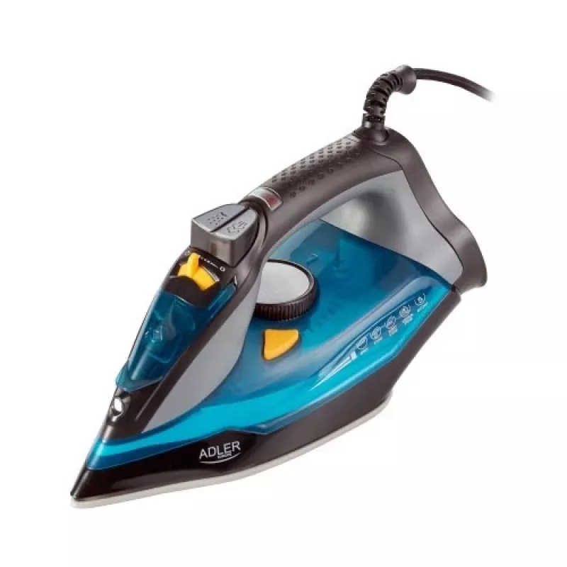 Adler AD 5032 Dampfbügeleisen, 3000 W, Blau/Grau