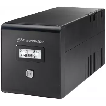 PowerWalker VI 1000 LCD 1 kVA 600 W 4 AC-Ausgänge