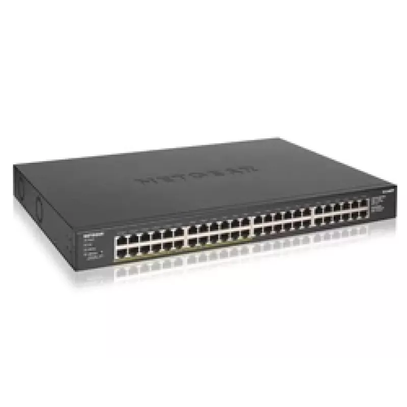 NETGEAR GS348PP Unmanaged Gigabit Ethernet (10/100/1000) Power over Ethernet (PoE) Schwarz