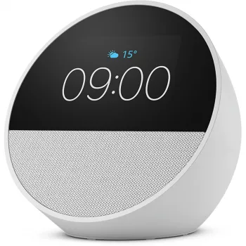 Intelligenter Lautsprecher Amazon Echo Spot, Weiß