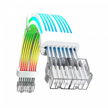 Gamemax | PSU-Verlängerungskabel | VGA/CPU 2x8PIN-B | Weiß