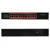 Netzwerk-Switch QOLTEC Gigabit Ethernet PoE 24xRJ45 2xSFP