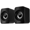 SVEN 130 USB-betrieben (2x3W); Lautstärkeregelung auf der Rückseite