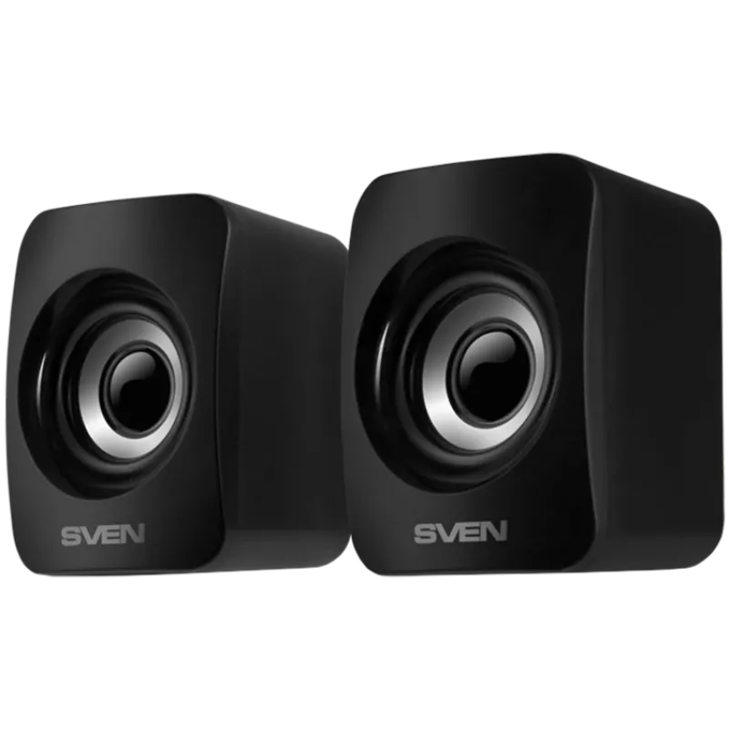 SVEN 130 USB-betrieben (2x3W); Lautstärkeregelung auf der Rückseite