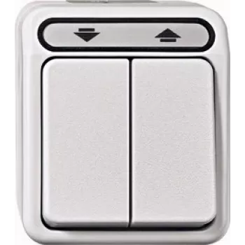 MERTEN Rollladenschalter 1p MEG3715-8029 Hellgrau AQUASTAR MEG3715-8029 MEG3715-8029 (MEG3715-8029)