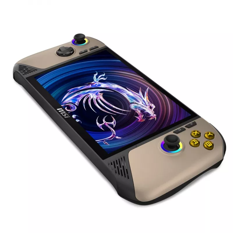 MSI Claw 8 AI+ A2VM-037PL tragbare Spielkonsole 20,3 cm (8) 1 TB Touchscreen Wi‑Fi Beige