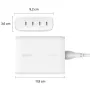 Belkin WCH010VFWH Ladegerät für Mobilgeräte Weiß Innenbereich