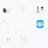 Reolink Argus Serie B320 - 3MP Outdoor Akku-betriebene Sicherheitskamera mit Personen-/Fahrzeugerkennung, Zwei-Wege-Audio