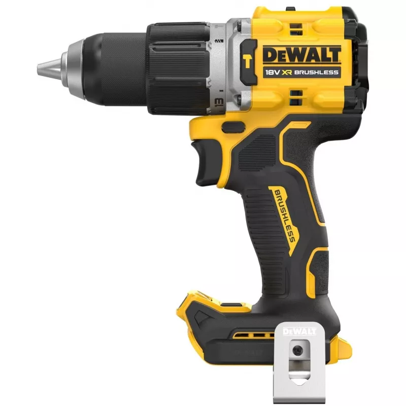 Pistolengriff-Bohrmaschine DeWalt DCD805NT-XJ — 18 V bürstenlos, 2000 U/min, 90 N·m, 13 mm Bohrfutter, 1,34 kg