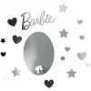 Spiegel-Wandaufkleber Paladone PP13751BR Barbie-Design – dekorativer selbstklebender Spiegelfolien-Aufkleber