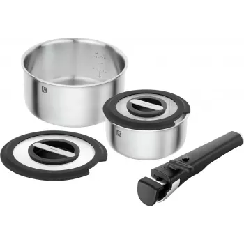 Kochtopf-Set ZWILLING Unlock 5-teilig, Edelstahl 18/10, Modell 1034435