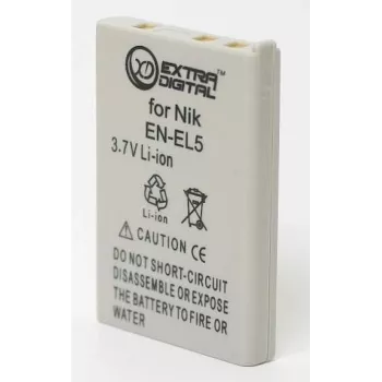 Wiederaufladbarer Kamera-Akku extra digital EN-EL5 7,2 V 1500 mAh für Nikon