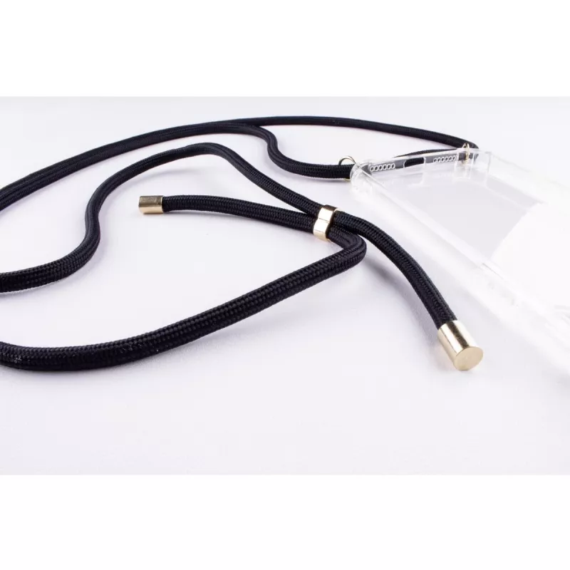 Handyhalskette Lookabe für iPhone 7/8 Plus — Goldkette, schwarze Tasche