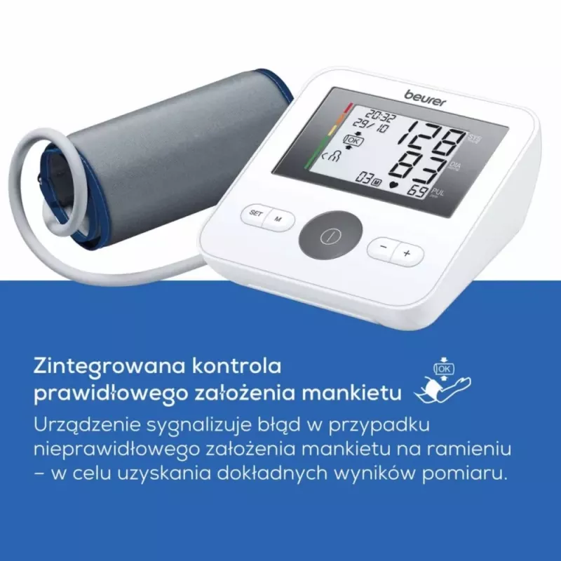 Blutdruckmessgerät Beurer BM27 automatische Messung mit LCD-Display