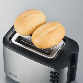 Toaster Severin AT 2514 2 Scheiben 850 W Silber