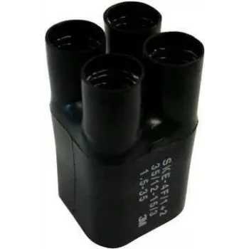 3M SKE 4F/3+4, Schrumpfschlauch, Schwarz, 5,7 cm, 1 Stück, 120 °C