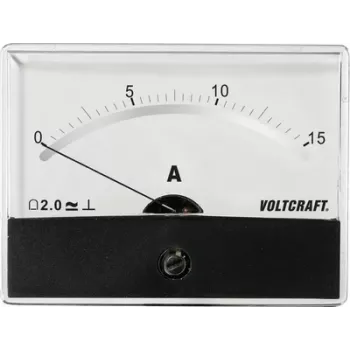 Voltcraft AM-86X65/15A/DC Einbau-Messgerät AM-86X65/15A/DC 15 A Drehspulmesswerk (AM-86X65/15A/DC)