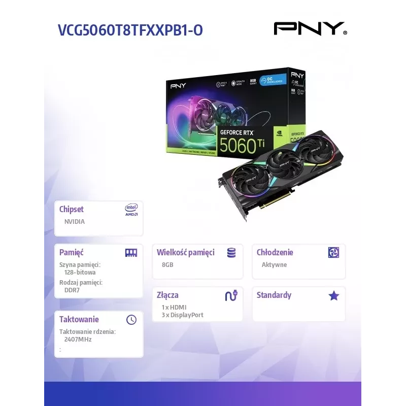 Grafikkarte GeForce RTX 5060 Ti 8 GB GDDR7