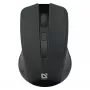 Kabellose RF-Maus DEFENDER Accura MM-935 — optisch 1600 DPI, beidhändig, 3 Tasten, USB-Empfänger, schwarz