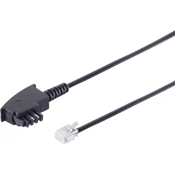 Telefonkabel ShiverPeaks 70000-10 — TAE-F-Stecker auf Western-Stecker (RJ), 10 m