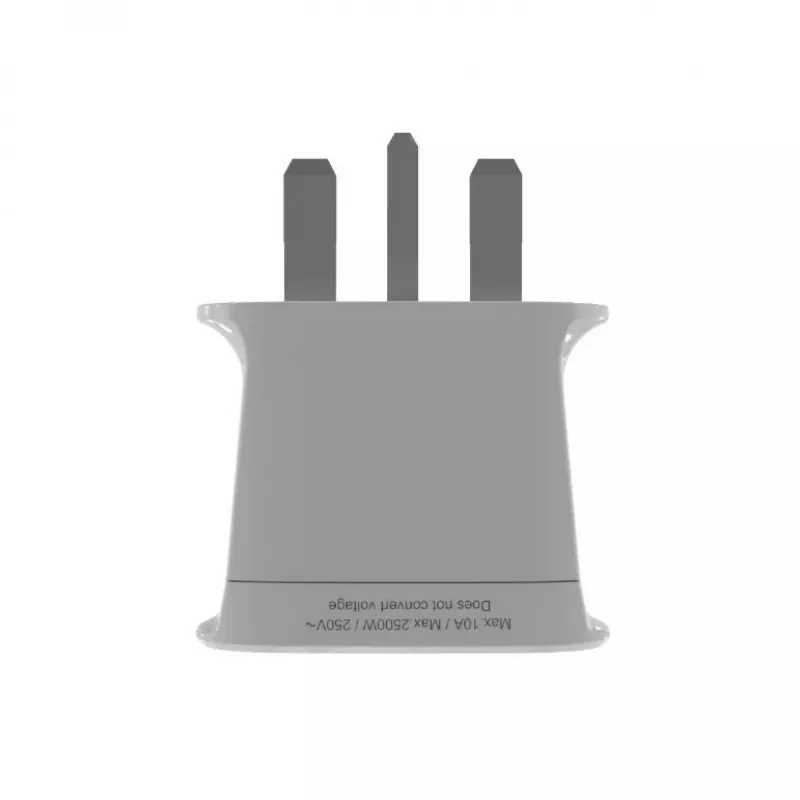 Netzadapter GEMBIRD A-AC-UKMINTF – UK-Typ-G-Stecker auf IEC-C13-Eingang, 15 A