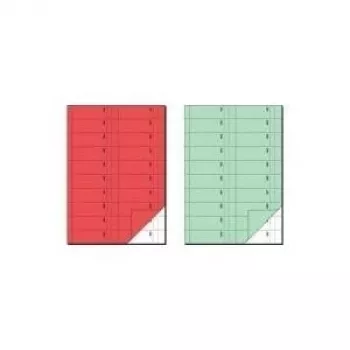 Formularbuch Sigel BO111 A4 1000 Durchschläge (2 x 50 Blatt-Sets) Hellgrün