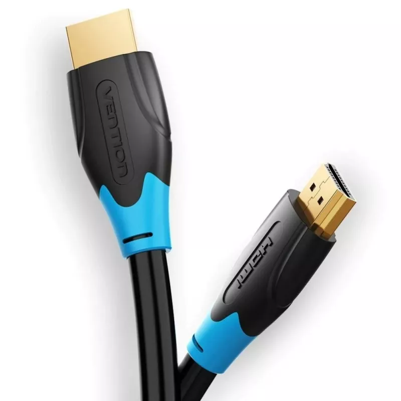 HDMI-Kabel Vention AACBN 15 m, HDMI Typ A auf Typ A, HDMI 2.0, 18 Gbit/s, ARC, vergoldete Kontakte, schwarz